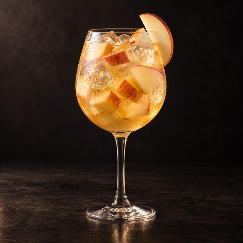 Salted Caramel Apple Cider Sangria